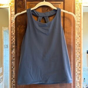 Athleta Transcend Built-in Bra Tank.  Size M color steel blue